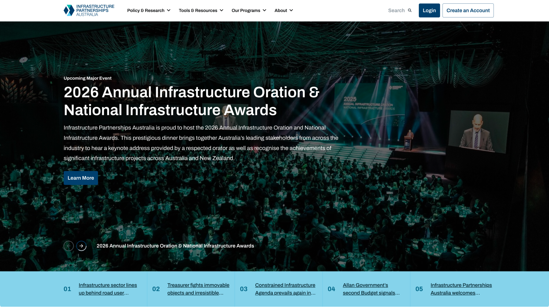 Infrastructure Partnerships Australia membership platform